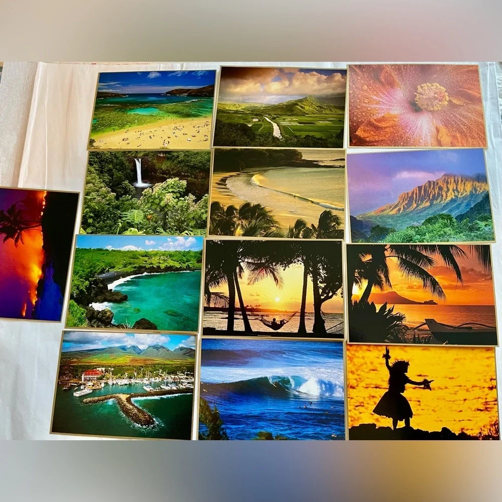 New! 29 Best of Hawaii Postcards Gold Cards Best Selling Island Heritage Maui